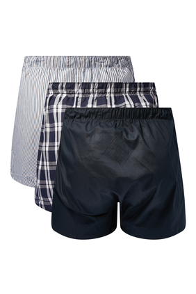 Woven Boxers, Pack Of 3
